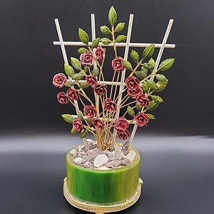 Metal Climbing Roses Bush Miniature