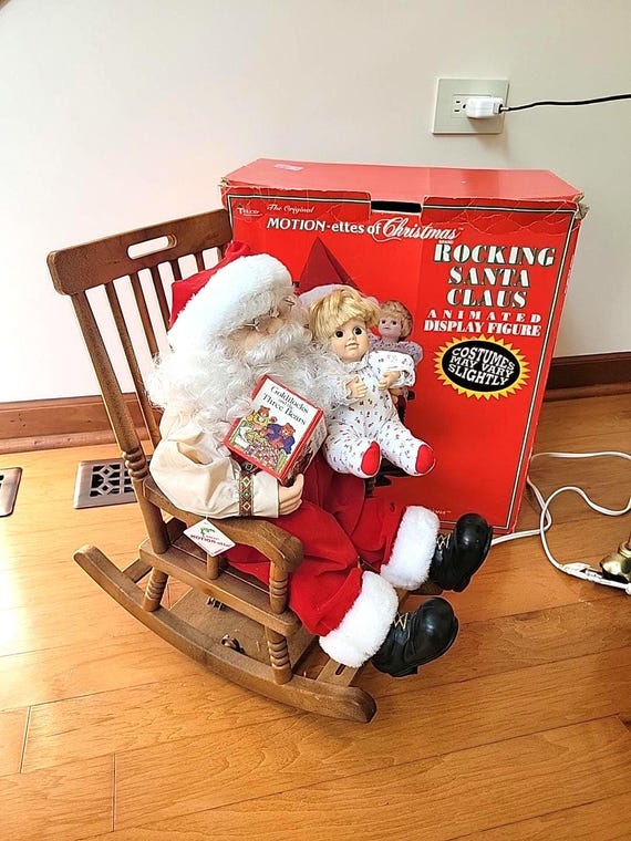 置物 Telco Santa the Baker Motion-Estes 1996 Telco 1996 The