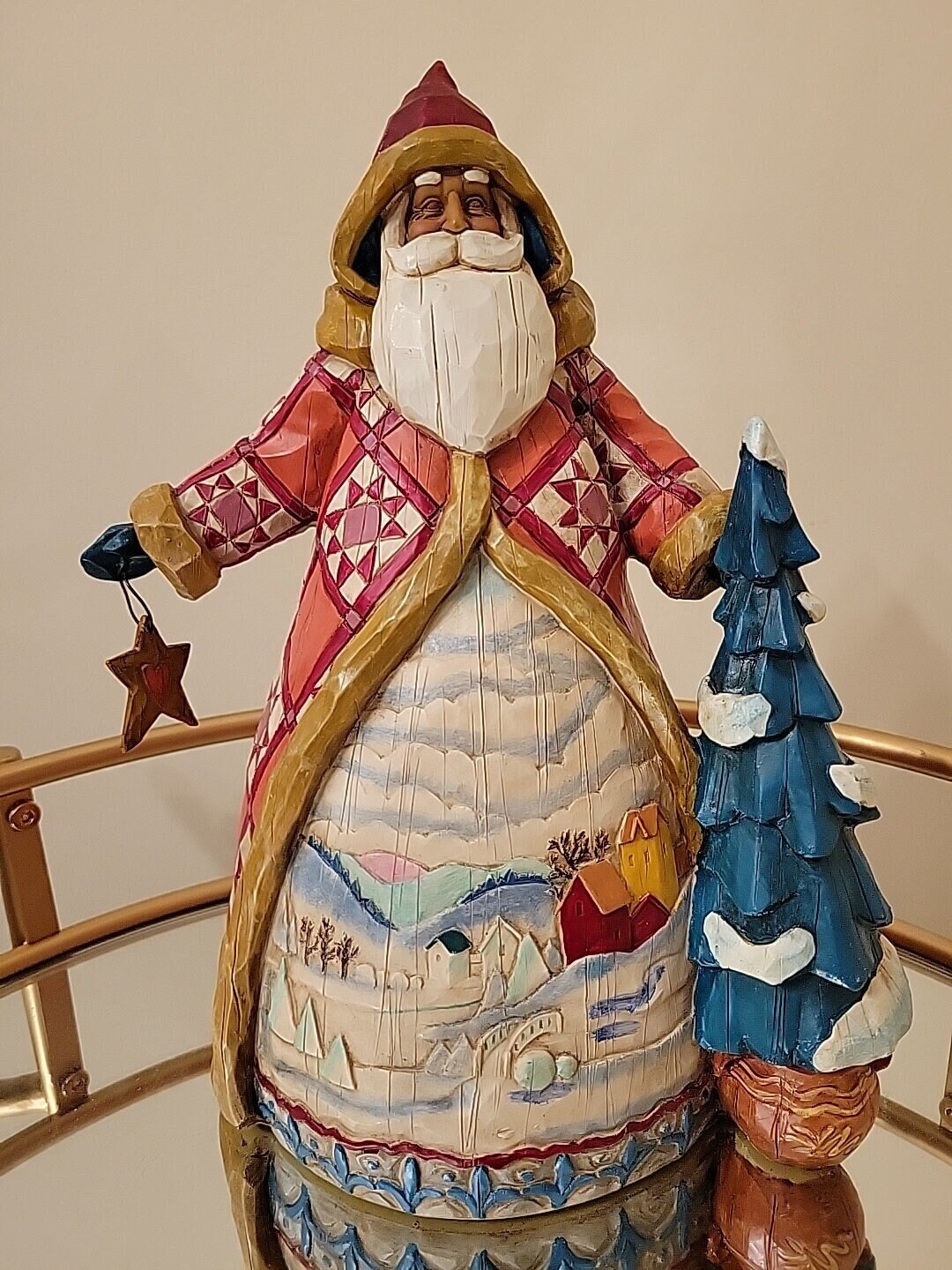 Jim Shore Dashing Through the Snow Heartwood Creek Santa Etsy