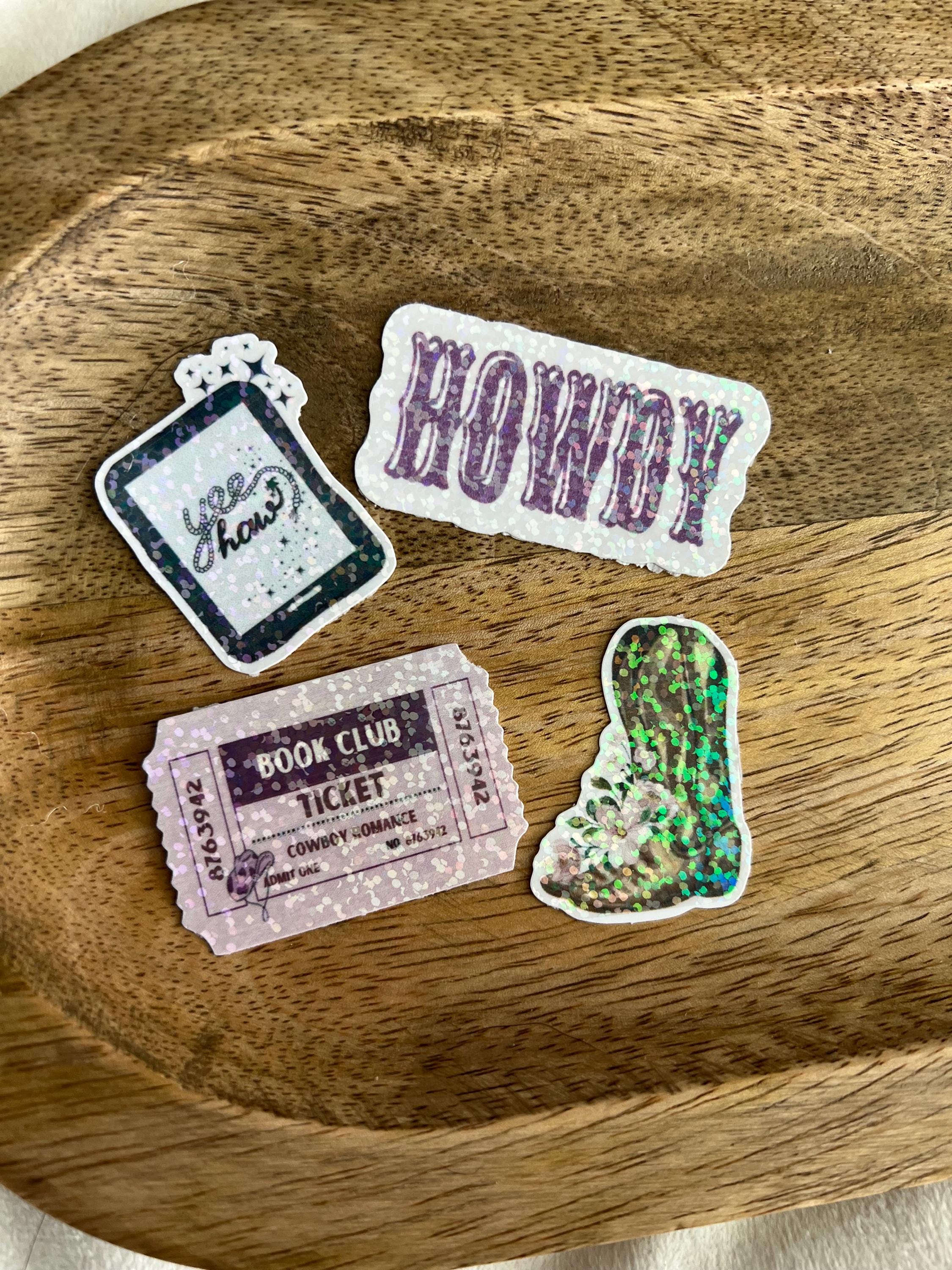 Cowboy Romance Sticker Bundle, Reader, Bookworm, Bookish Sticker ...