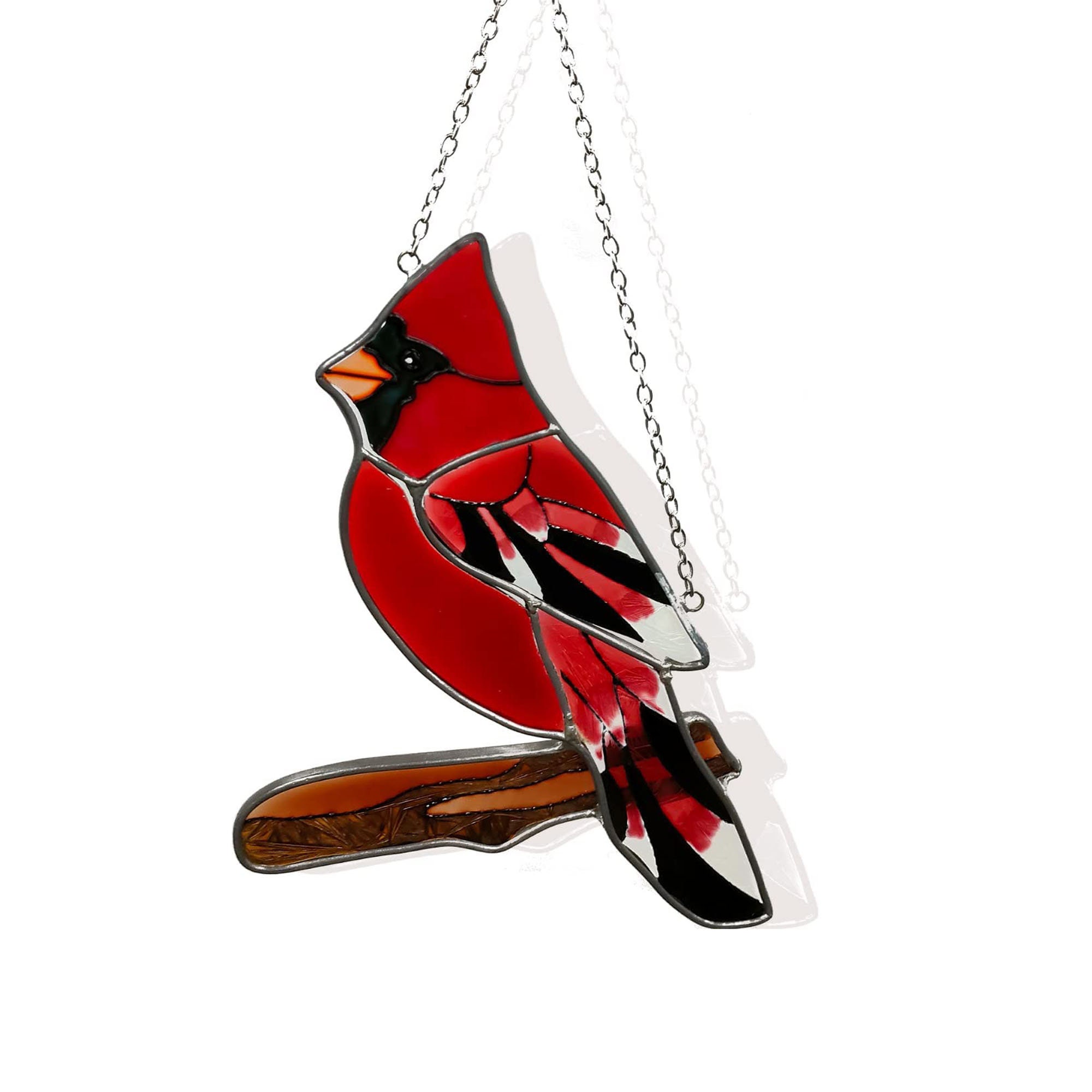 Stained Glass Sun Catchers Indoor Window Bird Decor Garden Etsy