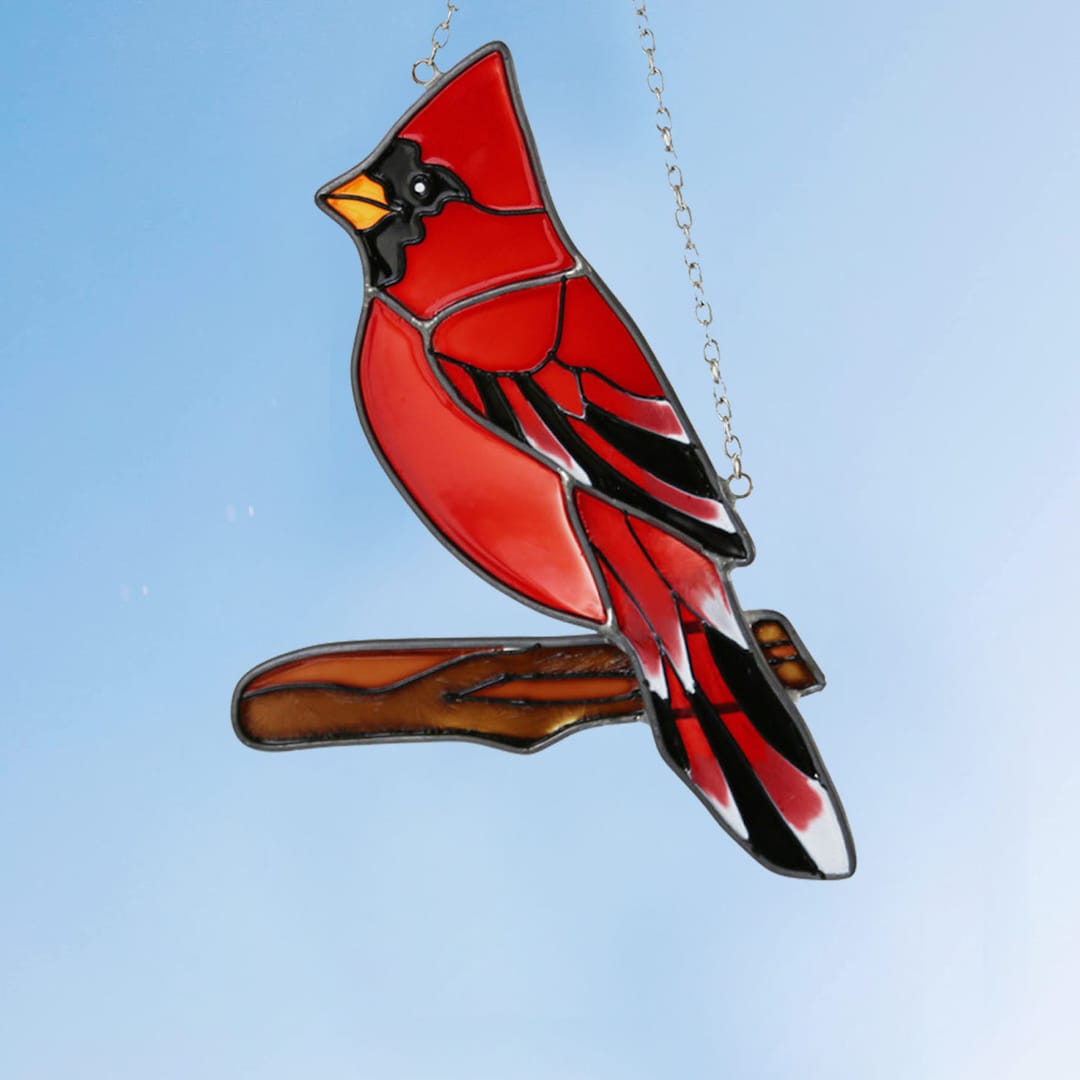 Stained Glass Sun Catchers Indoor Window Bird Decor, Garden Decor Sun Catchers Outdoor Decor Etsy