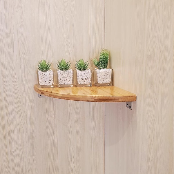 Floating Corner Shelves Etsy