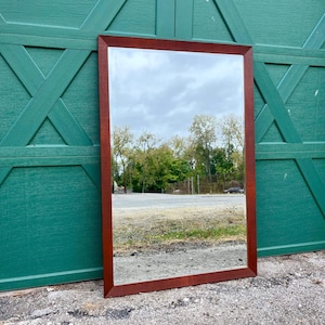 HUGE Mid Century Wall Mirror