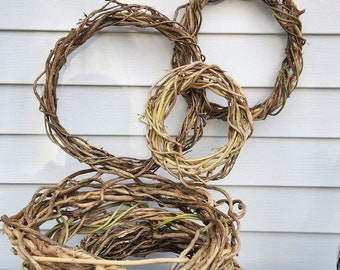 Honeysuckle and Bittersweet Handmade Wreaths