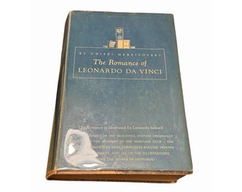 Il romanzo di Leonardo da Vinci 1938 1954 Stampa Merejcovski HC DJ Art