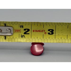 Vintage Cufflinks Cherry Red Plastic Double Sided Chain Style Lot 102