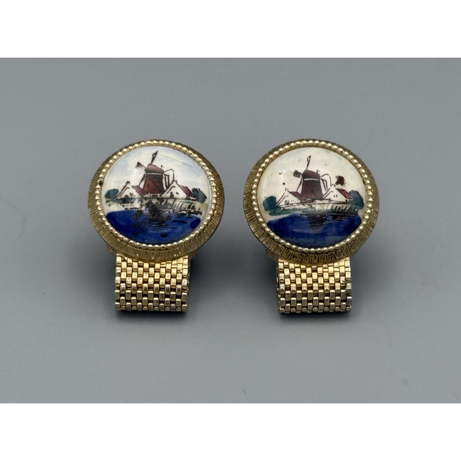 Manschettenknöpfe & Krawattenklammer Set - Vintage Holz Design