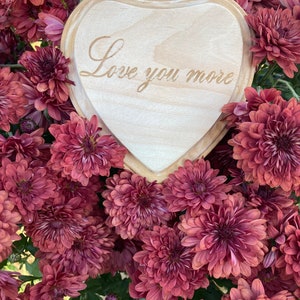 Laser engraved wood decor