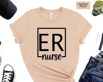 ER Nurse Retro T-Shirt, Emergency Department Crewneck