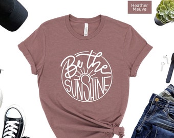 Be The Sunshine Shirt, Retro Sun Graphic Tee