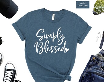 Blessed Womens T-Shirt, Comfy Soft Shirt