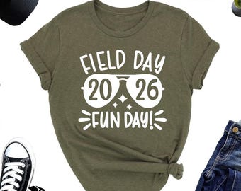 Field Day 2026 Fun Day T-Shirt, School Teacher Squad Tee