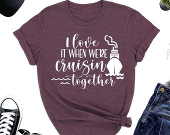Family Cruise Shirt, Cruising Together Tee, Matching Travel Squad Apparel