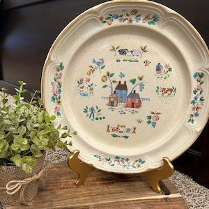 Heartland Chop Plate by International Stoneware, Made in Japan. Plate #7774. 12”.
