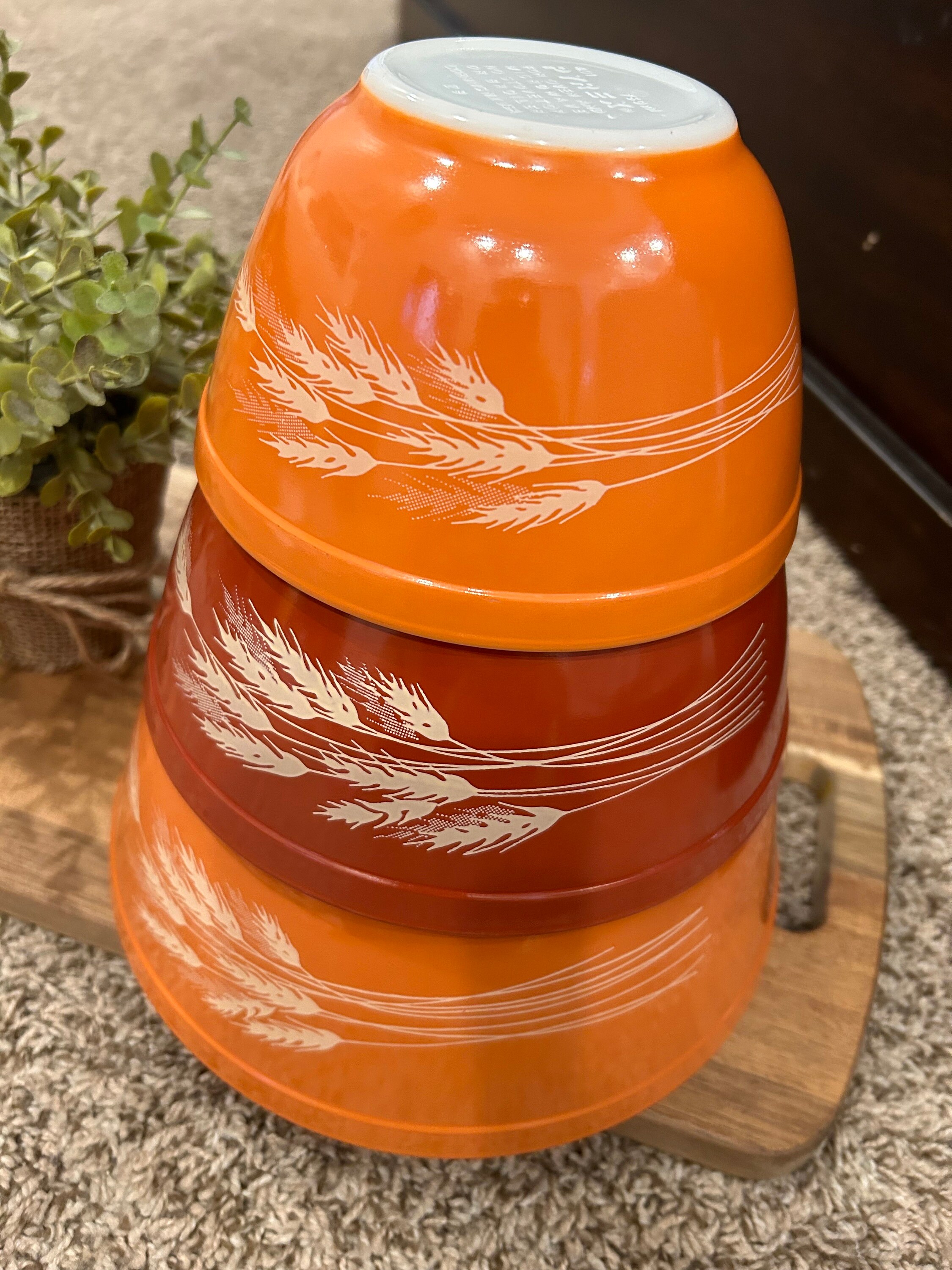 Pyrex Autumn Harvest 3-pc Mixing Bowl Set - Pyrex Mixing Bowls Set  display picture 1