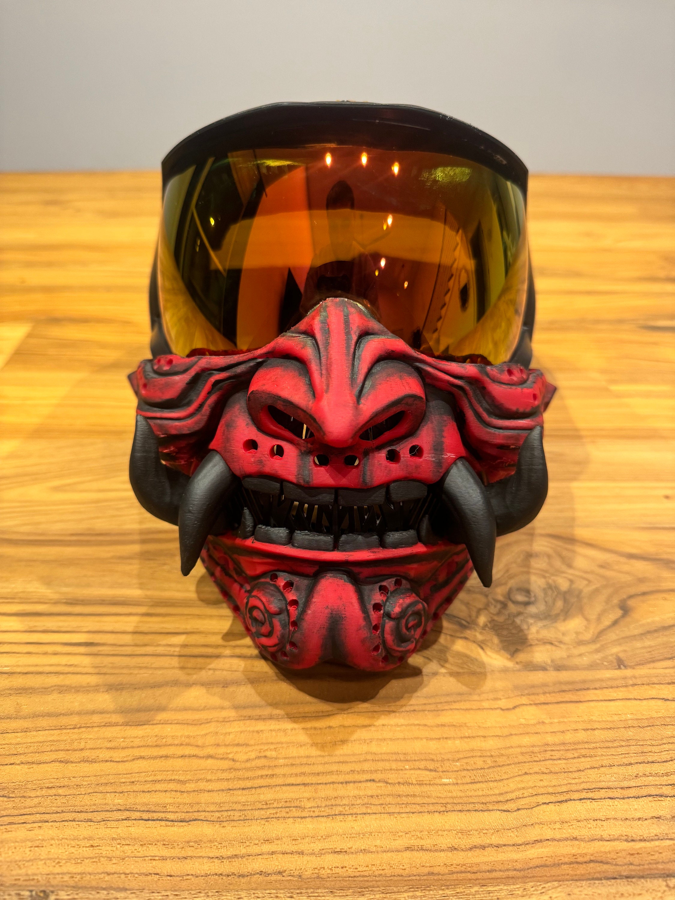 もらって嬉しい出産祝い Ronin Inferno Cosplay Airsoft, Paintball, Custom Oni Samurai ルアー・フライ