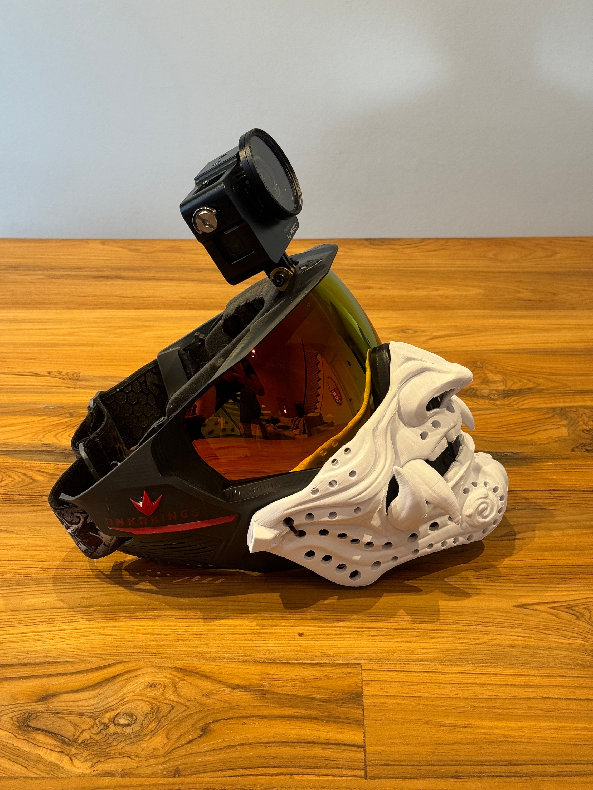 Samurai Oni Paintball, Airsoft, Cosplay Mask Accessory Etsy