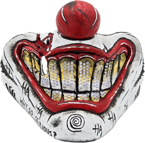 Sweettooth 1.0 Comic Clown Custom Paintball, Airsoft, Face Mask - Etsy