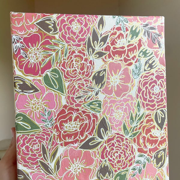 Hand Painted Wall Art Etsy