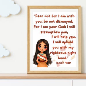 Isaiah 41:10 Bible Verse Printable | Christian Wall Art | Scripture Decor
