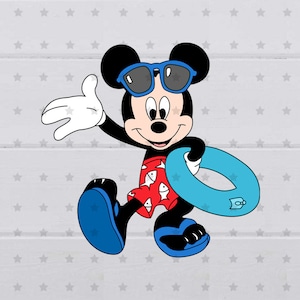 Mouse Beach SVG, clipart, digital file