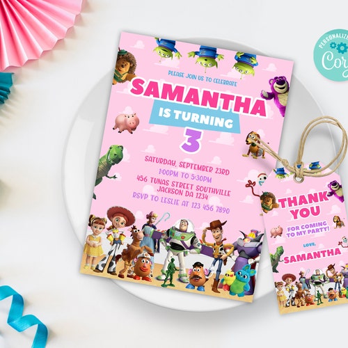 Kids Birthday Invitation Template Printable Kids Birthday - Etsy