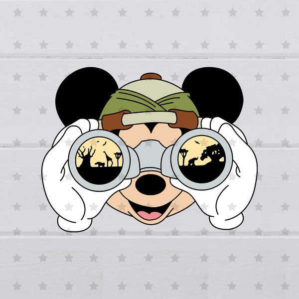 Mouse Safari SVG, clipart, digital file