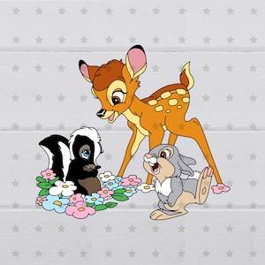 Bamby SVG, clipart, digital file