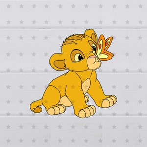 Lion outline SVG, clipart, digital file
