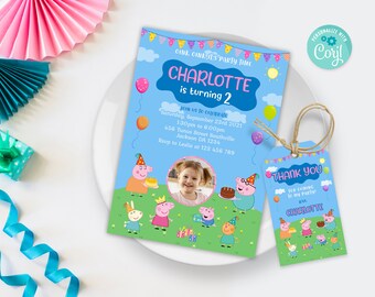 Kids Birthday Invitation Template Printable Kids Birthday - Etsy