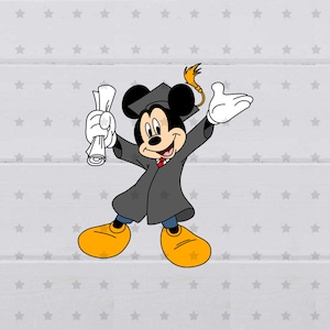 Mouse Graduation SVG, clipart, digital file