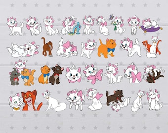 Cat Vector SVG Bundle, clipart, Layered digital file