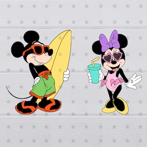Mouse Beach SVG, clipart, digital file