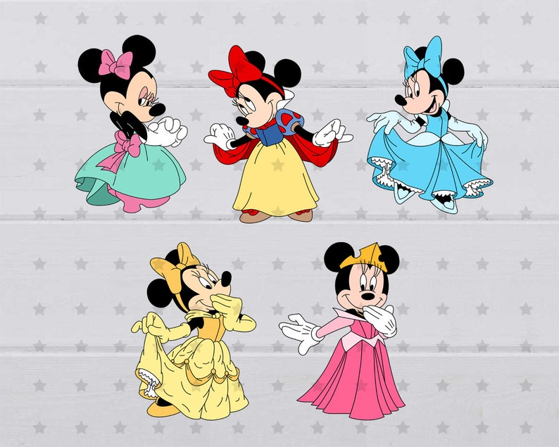 Mouse Princess SVG, Clipart, Digital File - Etsy