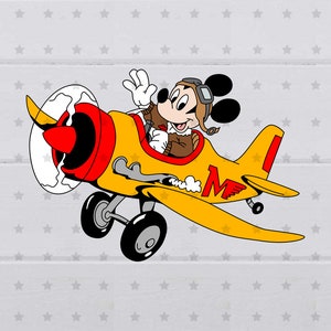 Mouse Airplane SVG, clipart, digital file