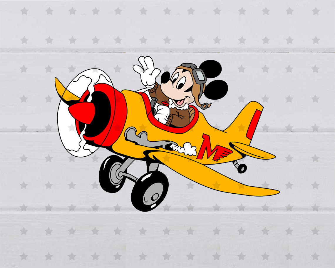 Mickey airplane - Etsy 日本
