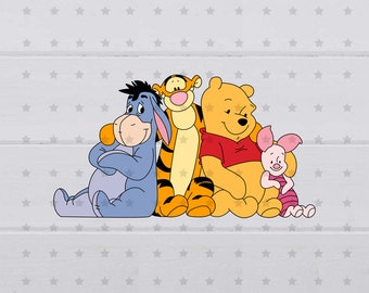 Yellow Bear SVG, clipart, digital file