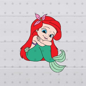 Mermaid SVG, clipart, digital file