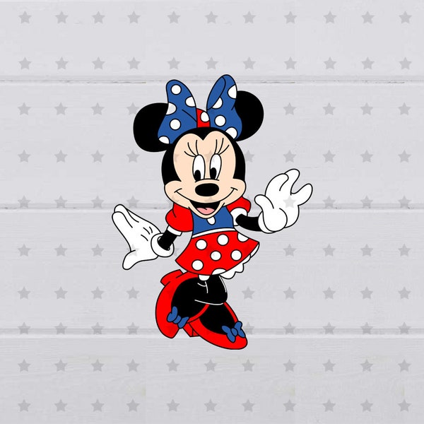 Mouse 4th of july SVG, clipart, digital file