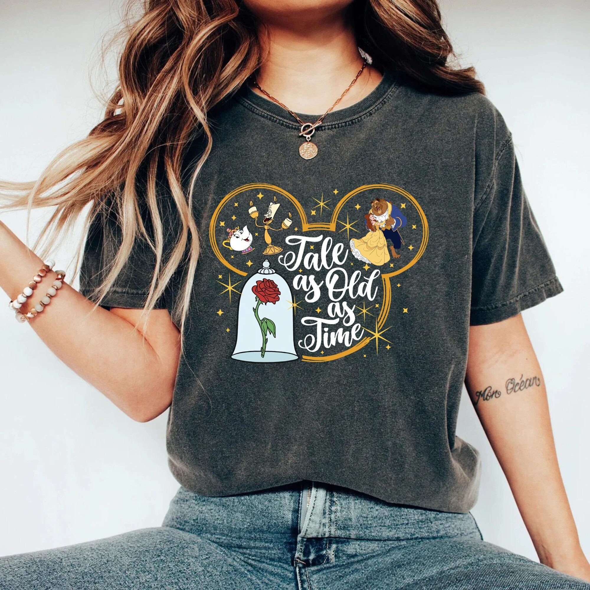 Disney Tale As Old As Time T-Shirt, Beauty and The Beast Shirt, Disney Princess TShirt, Disneyworld Shirt, Disney Girl Shirt
