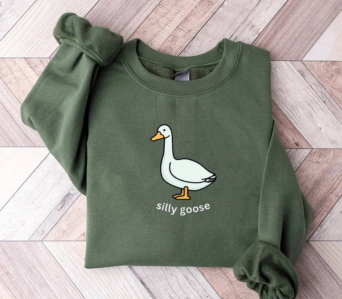 Discover Silly Goose Sweatshirt, Silly Goose Sweater, Funny Goose Sweatshirt, Silly Goose University Shirt