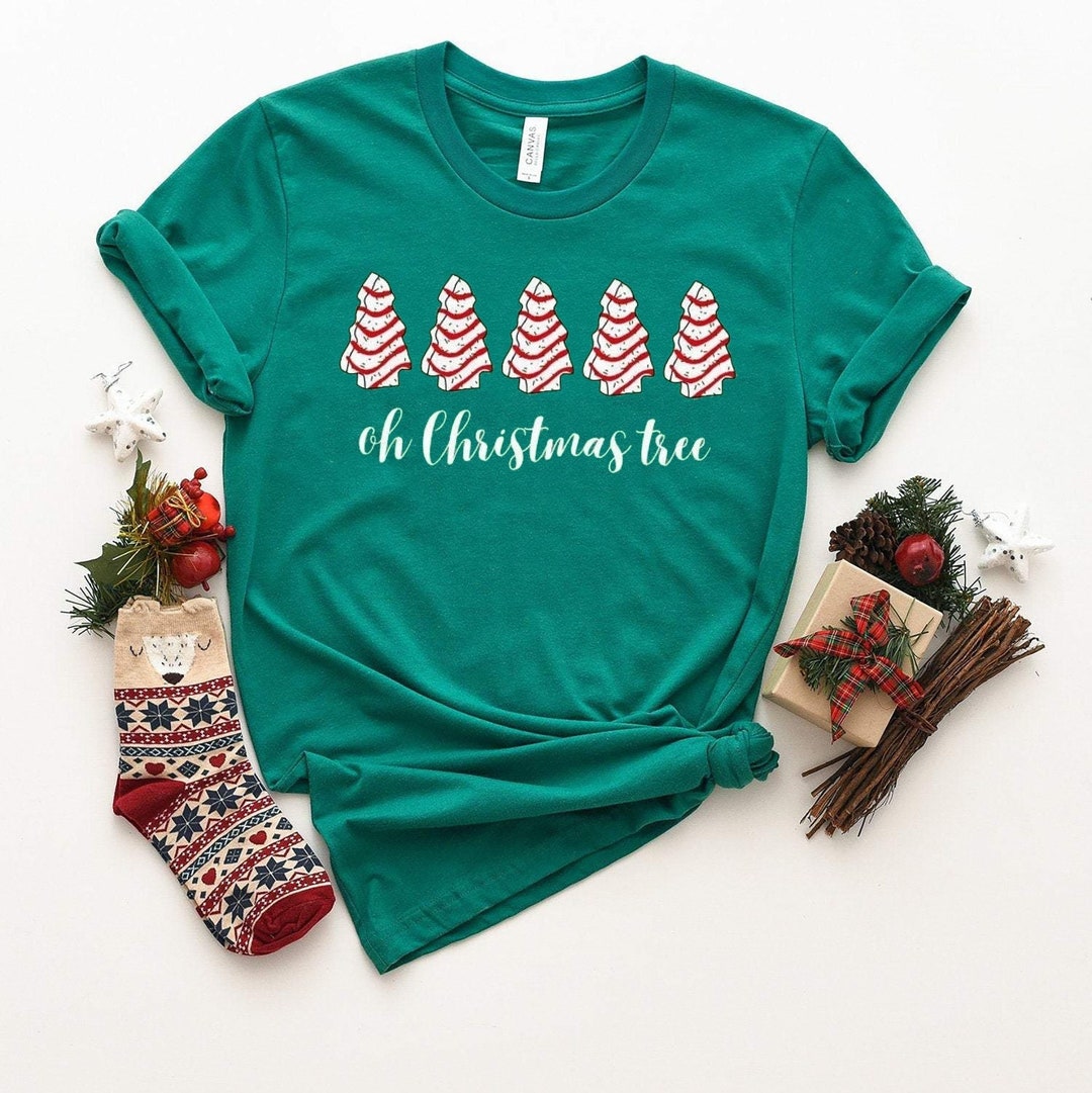 Christmas Tree Cake Shirt Little Debbie Holiday Cake Shirt Etsy Canada