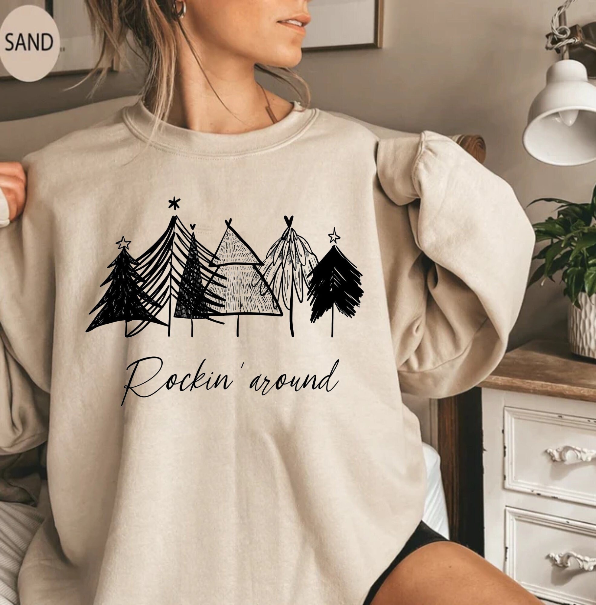 Discover Rockin Around the Christmas Tree Sweatshirt