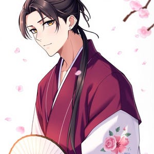Male VTuber PNG Avatar | Premade VTuber Model | PNGtuber Male | Anime Boy VTuber | Transparent PNG Character for Streaming