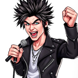 Male VTuber PNG Avatar | Premade VTuber Model | PNGtuber Male | Anime Boy VTuber | Transparent PNG Character for Streaming