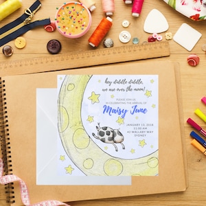PAPER Nursery Rhyme Baby Shower Invitation