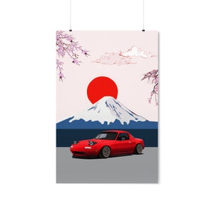 Mazda Miata Premium Matte Vertical Posters