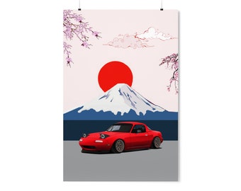 Mazda Miata Premium Matte Vertical Posters