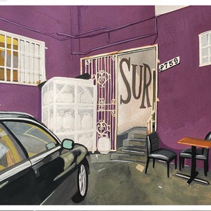 Vanderpump Rules Art SUR Back Alley Painting VPR Bravo Merch Original Print VPR Gift